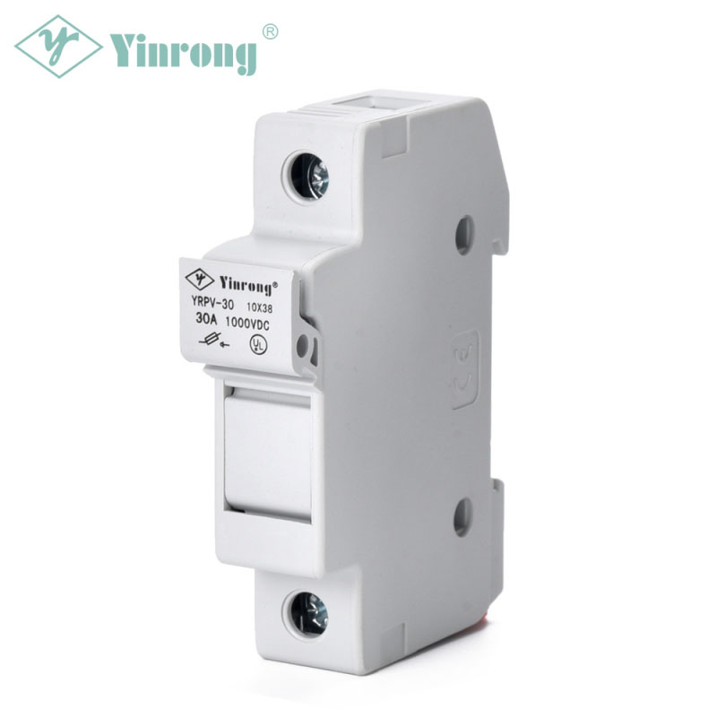 Giá đỡ cầu chì đường ray PV DIN năng lượng mặt trời 1000VDC 30A 10 × 38mm