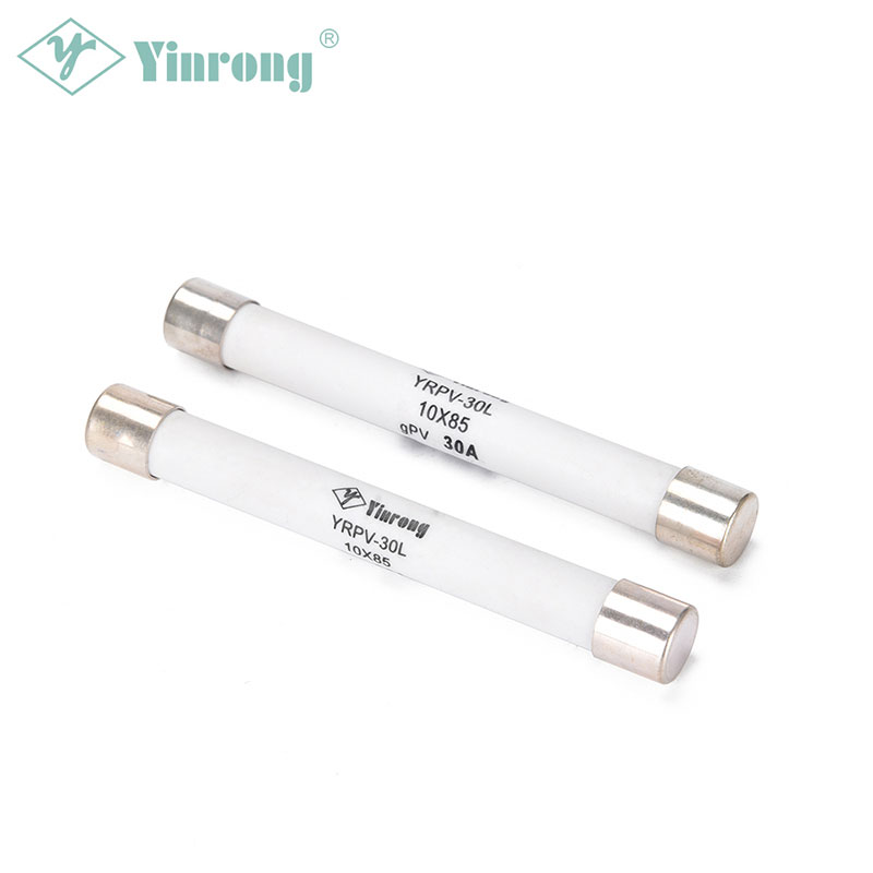 1000VDC 30A 10 × 85mm Liên kết cầu chì PV năng lượng mặt trời